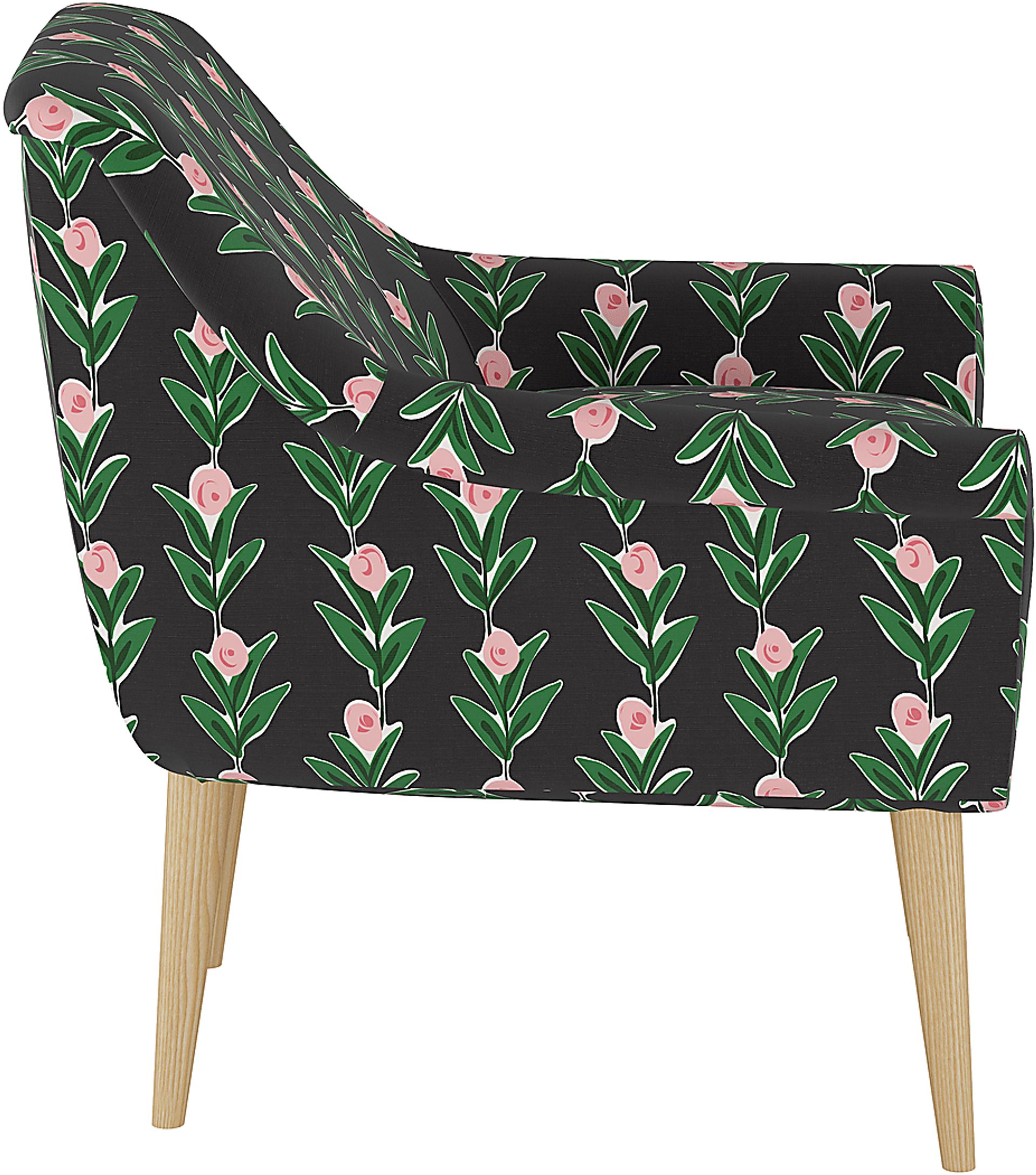 Ellysan Black Accent Chair - Image 3