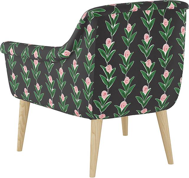 Ellysan Black Accent Chair - Thumbnail - Image 4