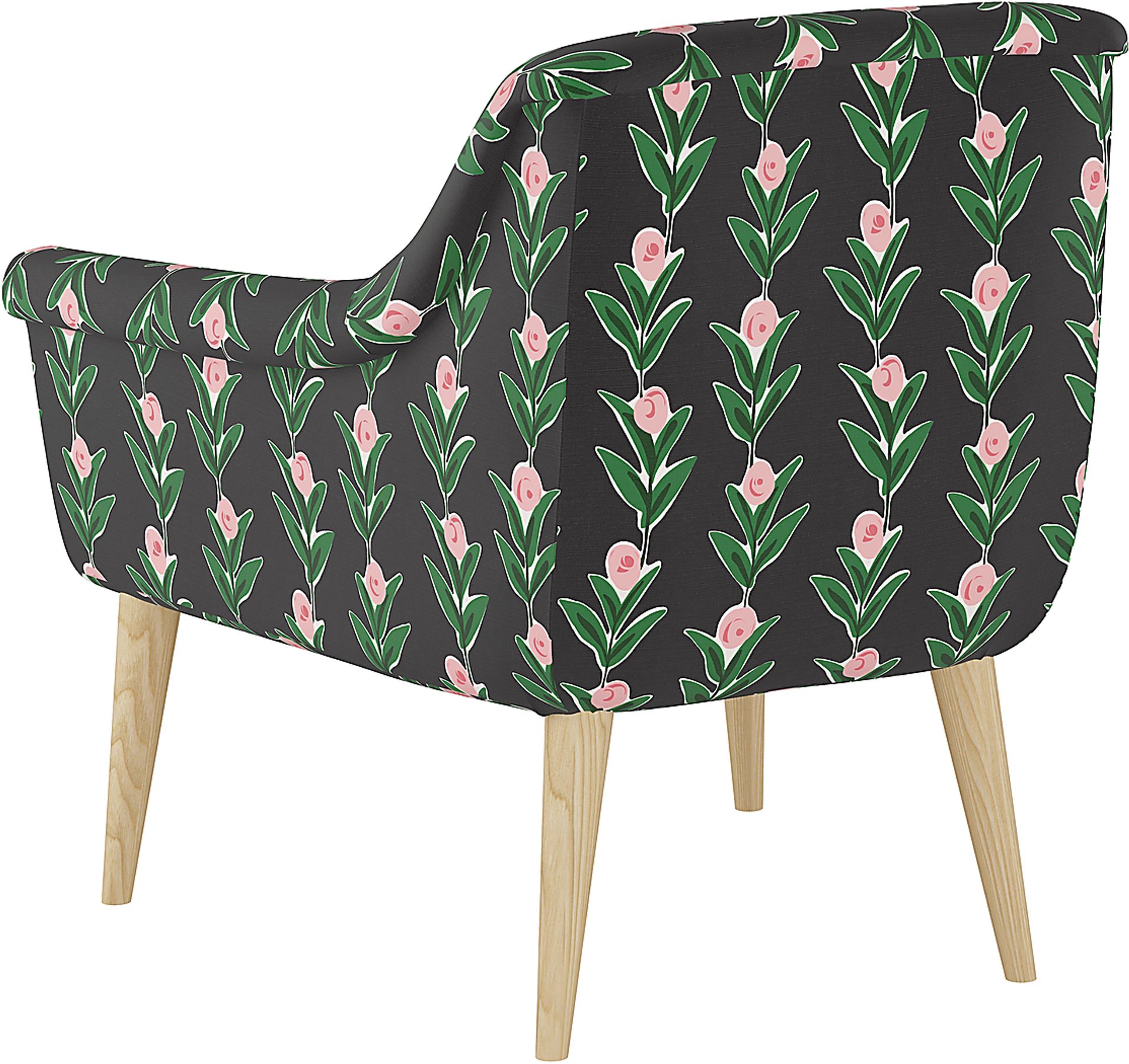 Ellysan Black Accent Chair - Image 4