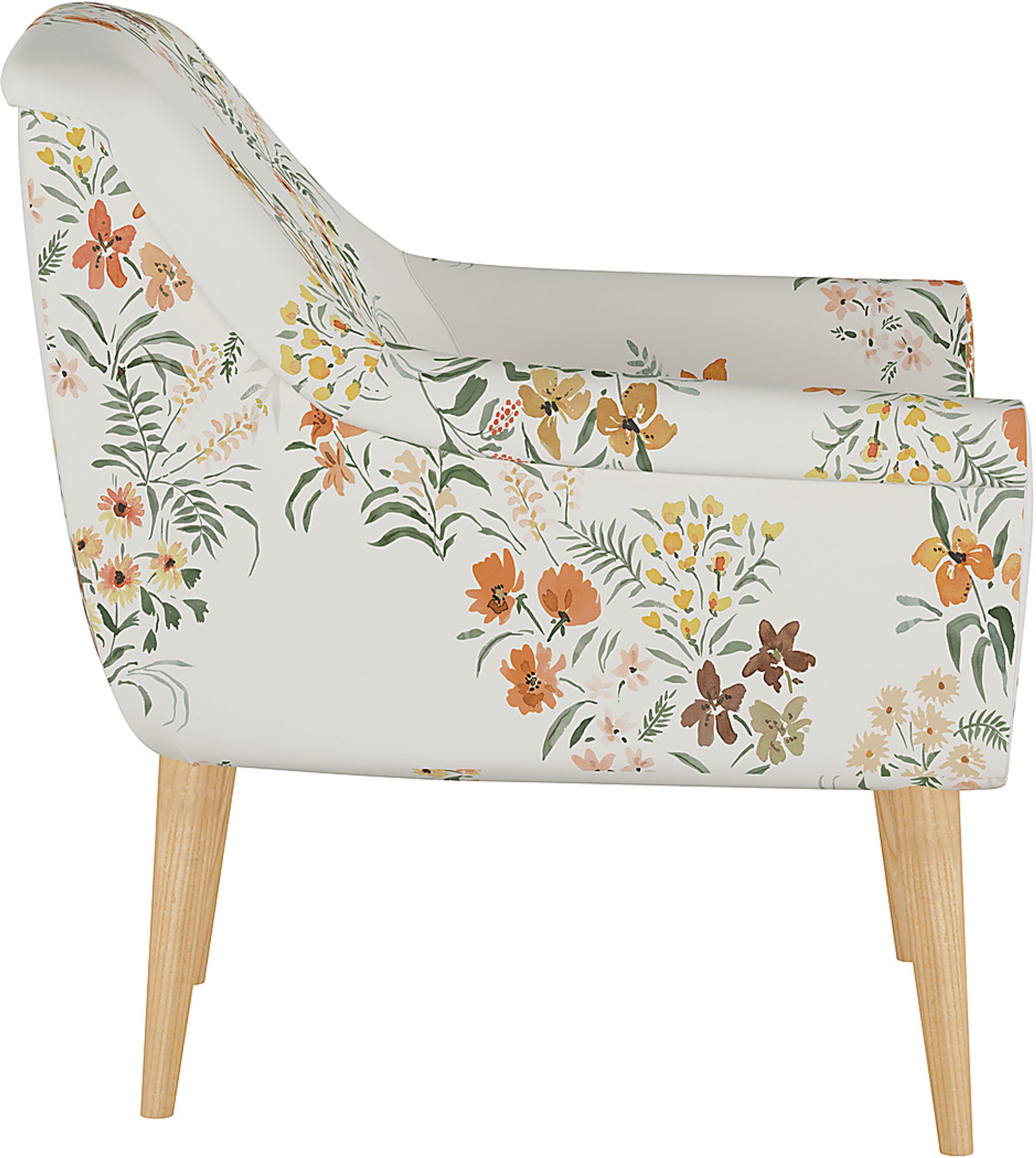 Ellysan Cream Accent Chair - Image 3