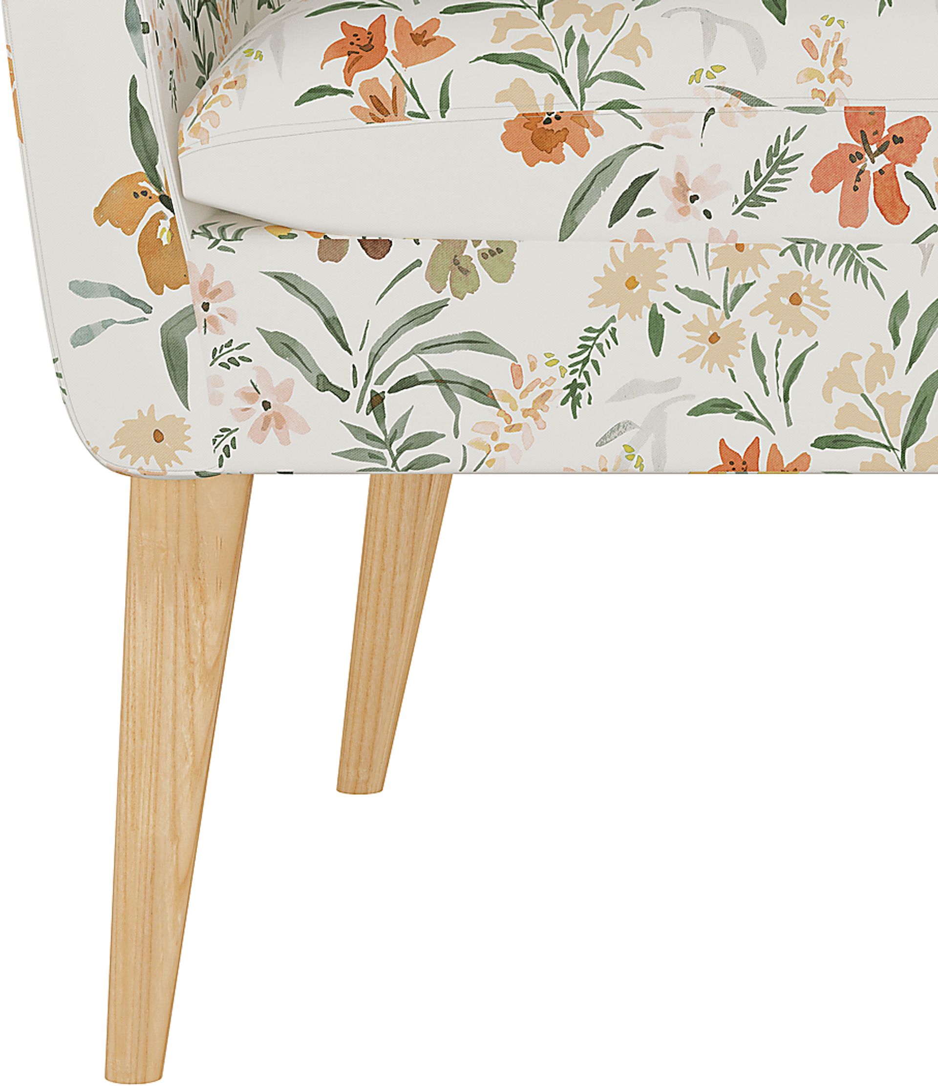 Ellysan Cream Accent Chair - Image 5