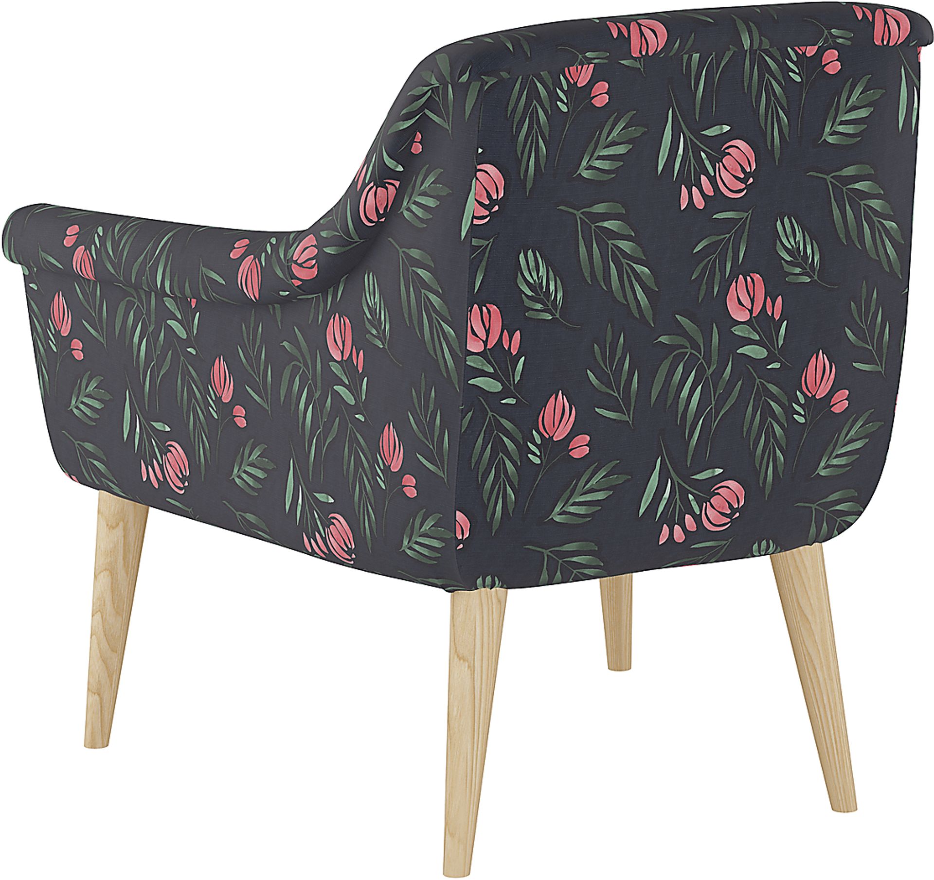Ellysan Navy Accent Chair - Image 4