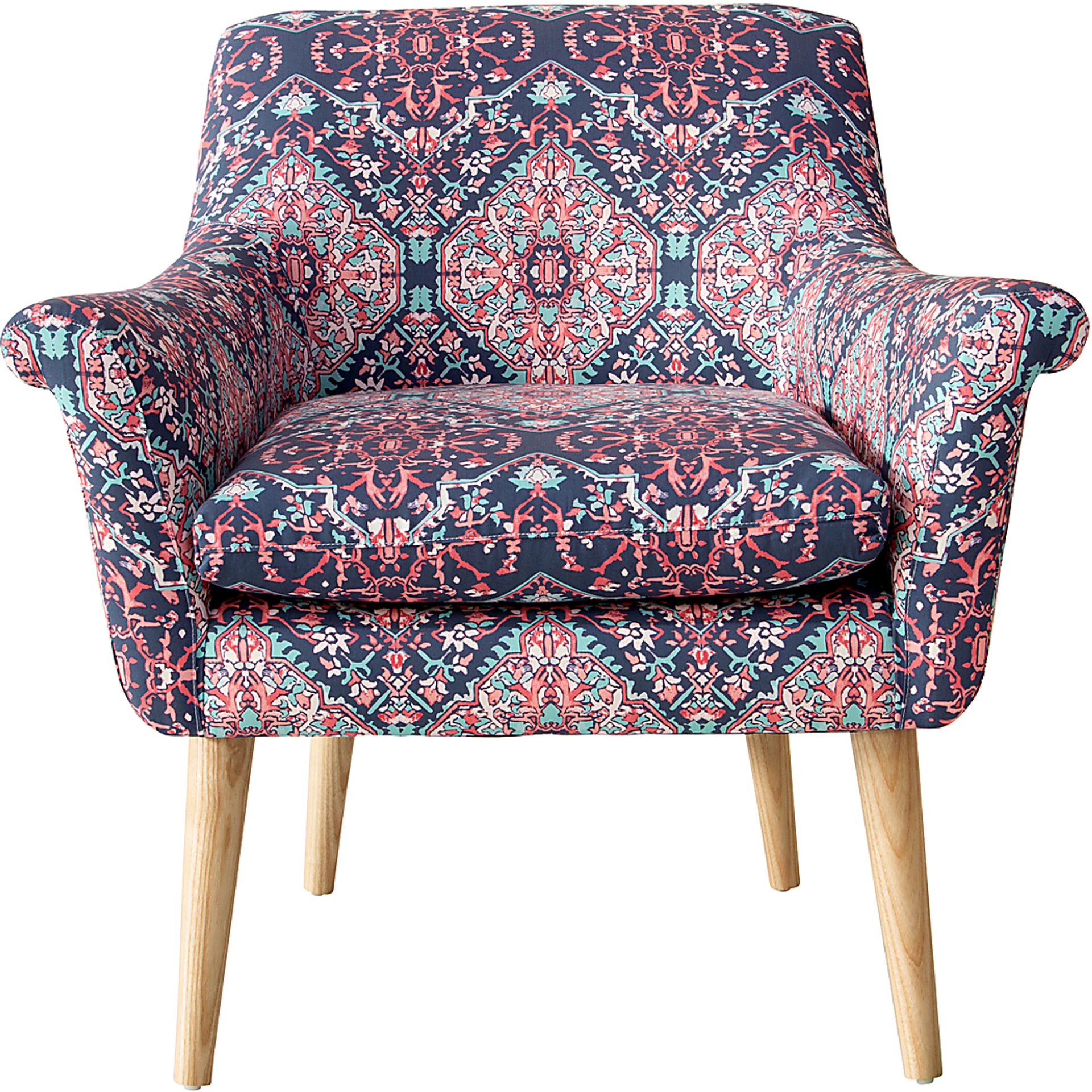 Ellysan Pink Accent Chair - Image 2