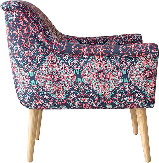 Ellysan Pink Accent Chair - Thumbnail - Image 3