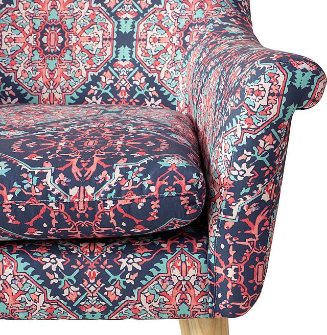 Ellysan Pink Accent Chair - Thumbnail - Image 5