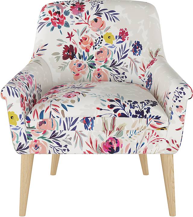 Ellysan Purple Accent Chair - Thumbnail - Image 2