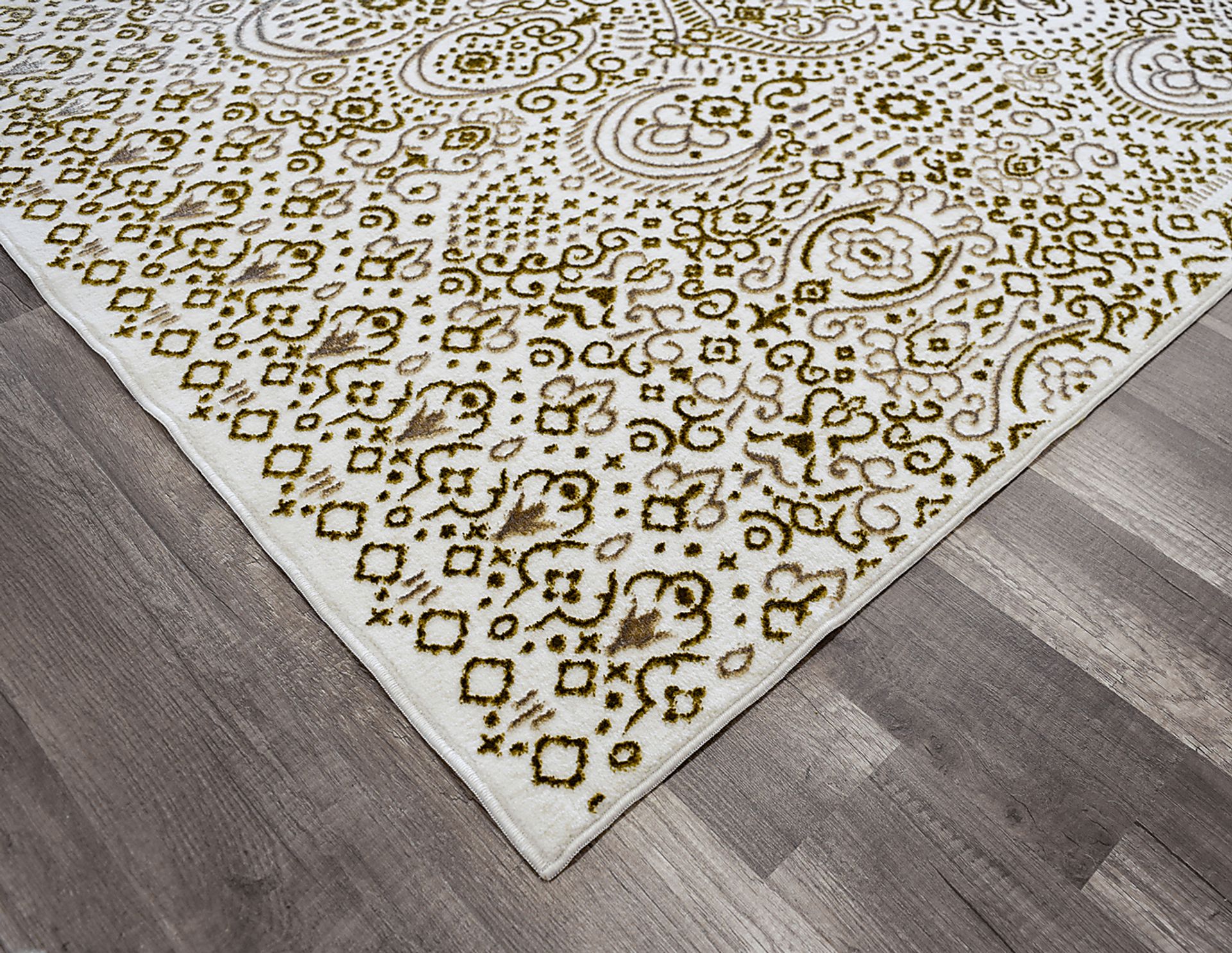CosmoLiving By Cosmopolitan Ellyse Cream 5' x 7' Rug - Image 2