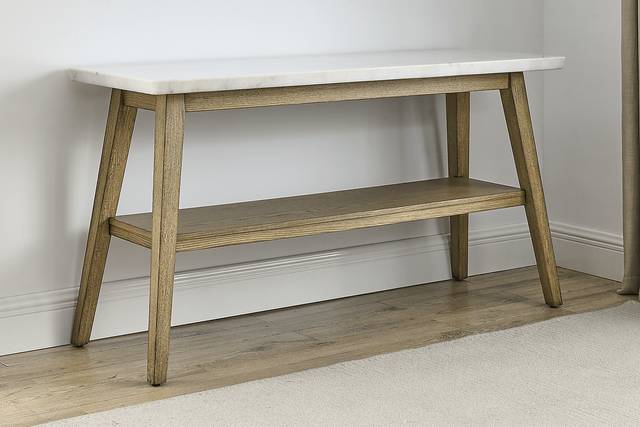 Ellzey Brown Sofa Table - Thumbnail - Image 2