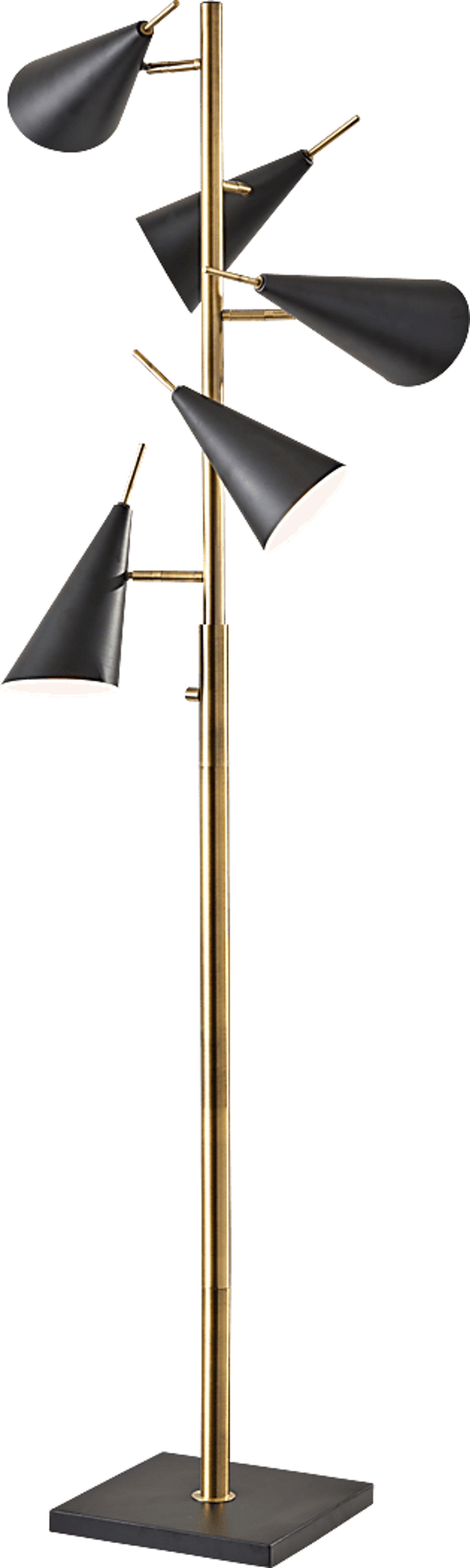 Elm Way Brass Floor Lamp - Image 1
