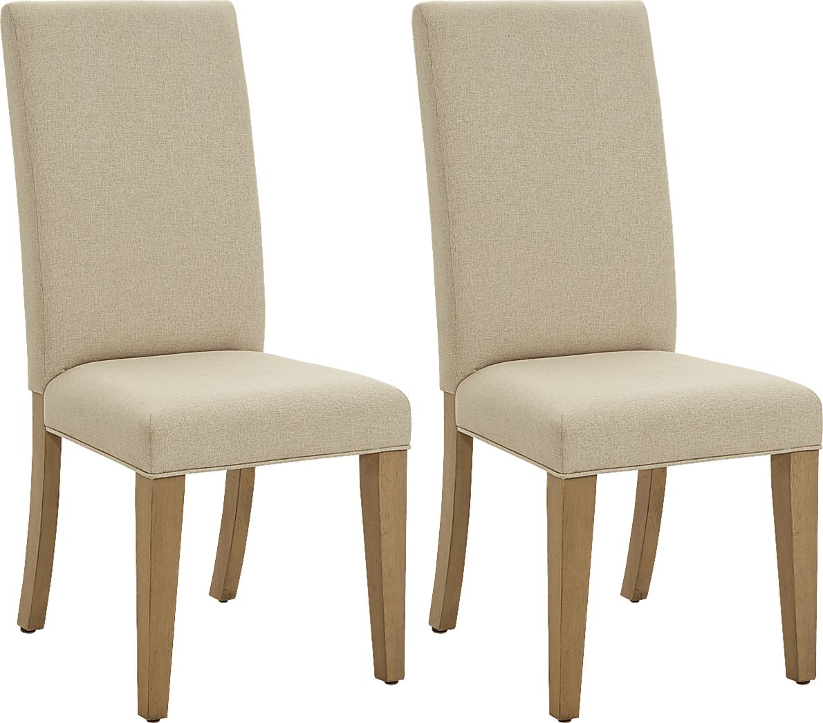 Set of 2 Chairs, ELMA, Beige, DEF