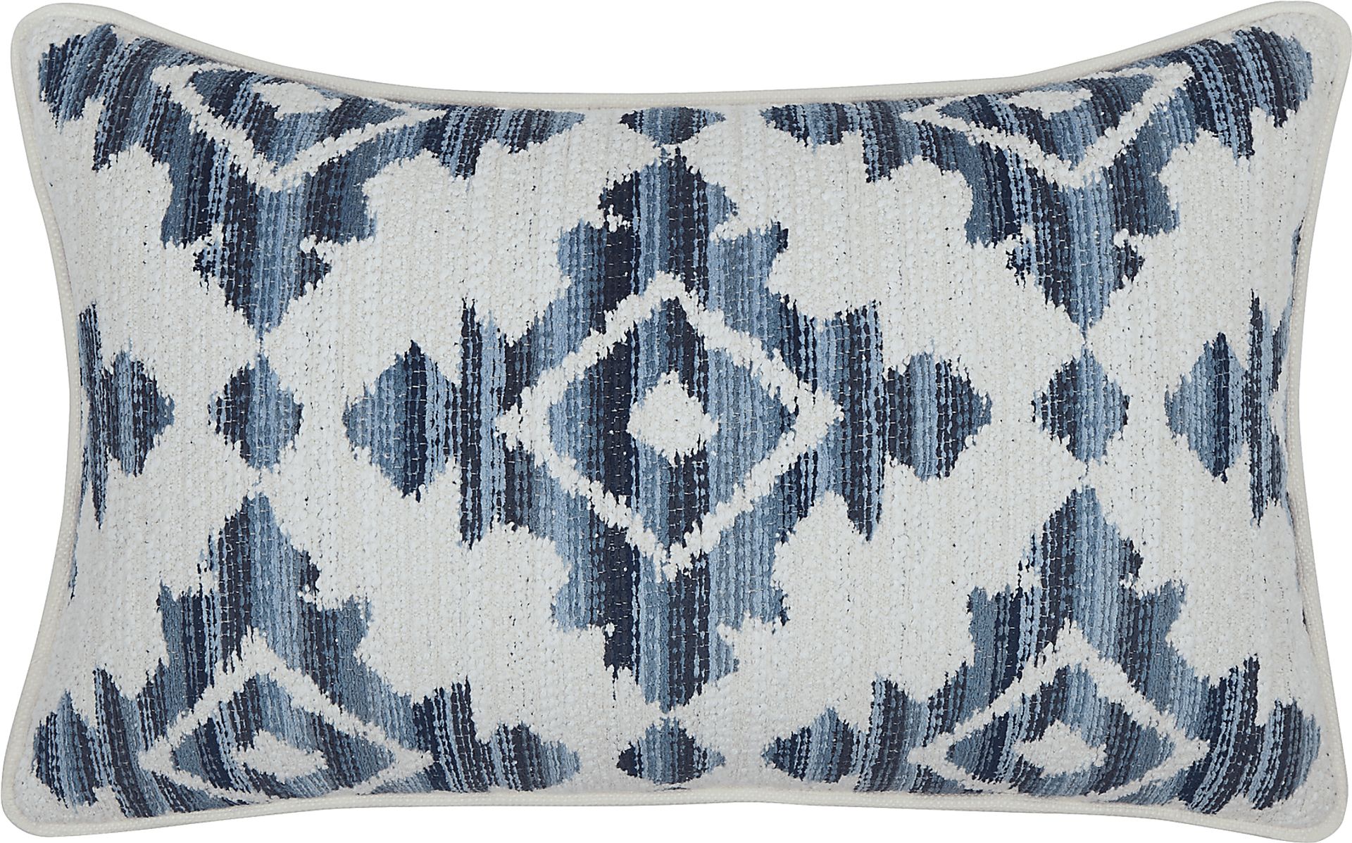 Elmaple Dark Blue Indoor/Outdoor Accent Pillow - Image 1