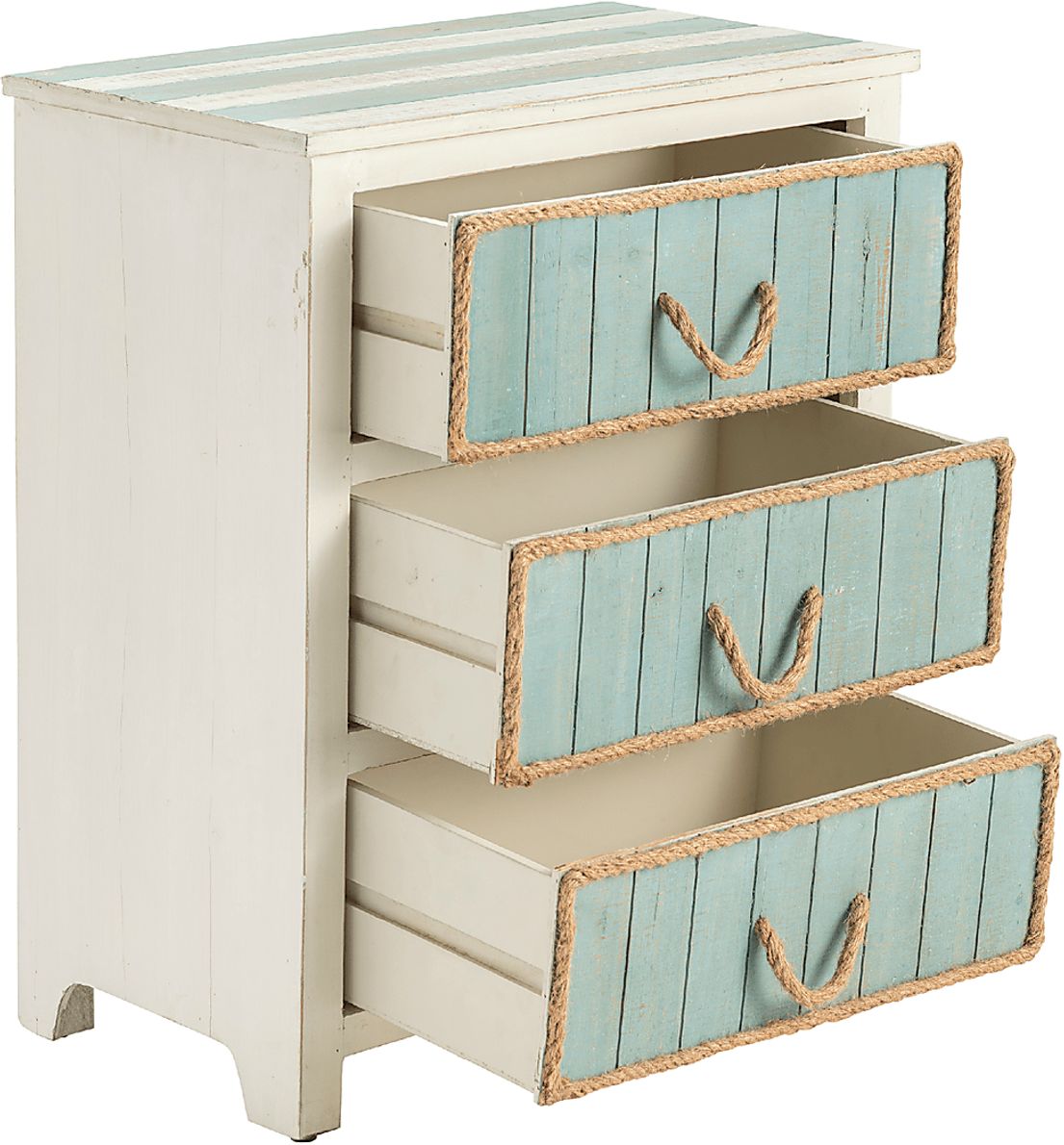 Elmar Sea Blue Accent Cabinet