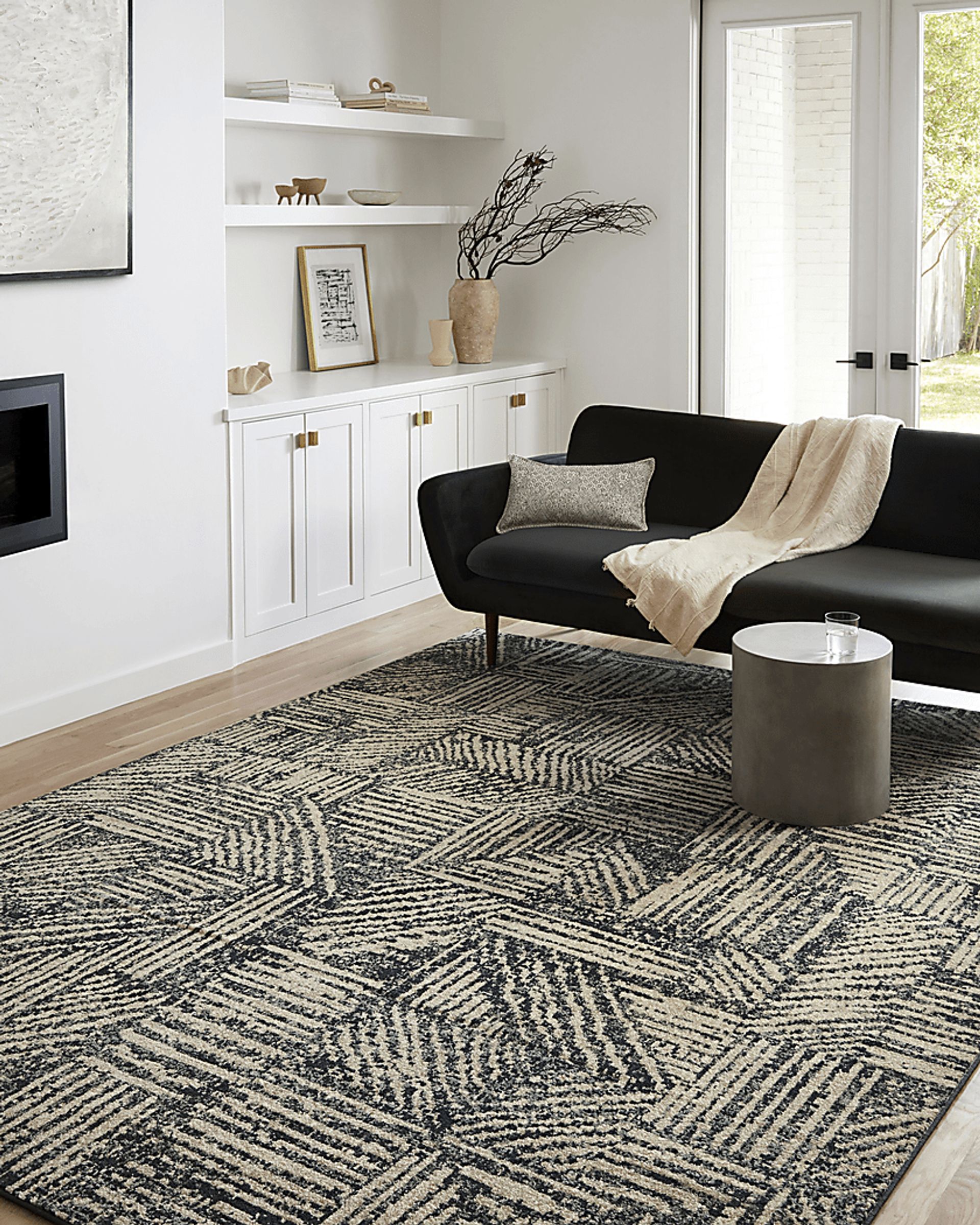 Elmbel Black 5'5 x 7'6 Rug - Image 2