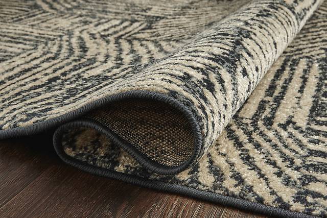 Elmbel Black 5'5 x 7'6 Rug - Thumbnail - Image 5