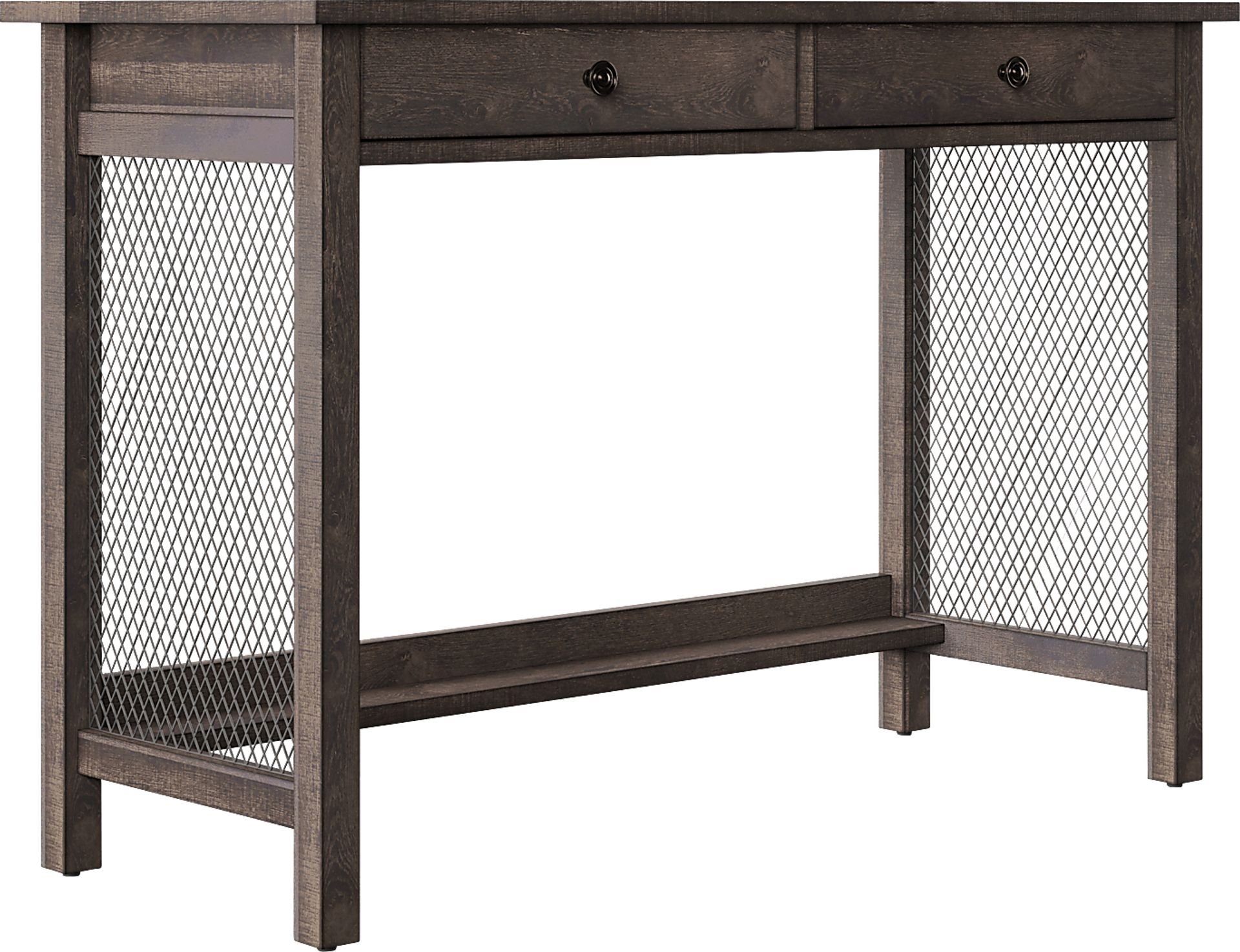 Elmbrook Dark Brown Desk - Image 2