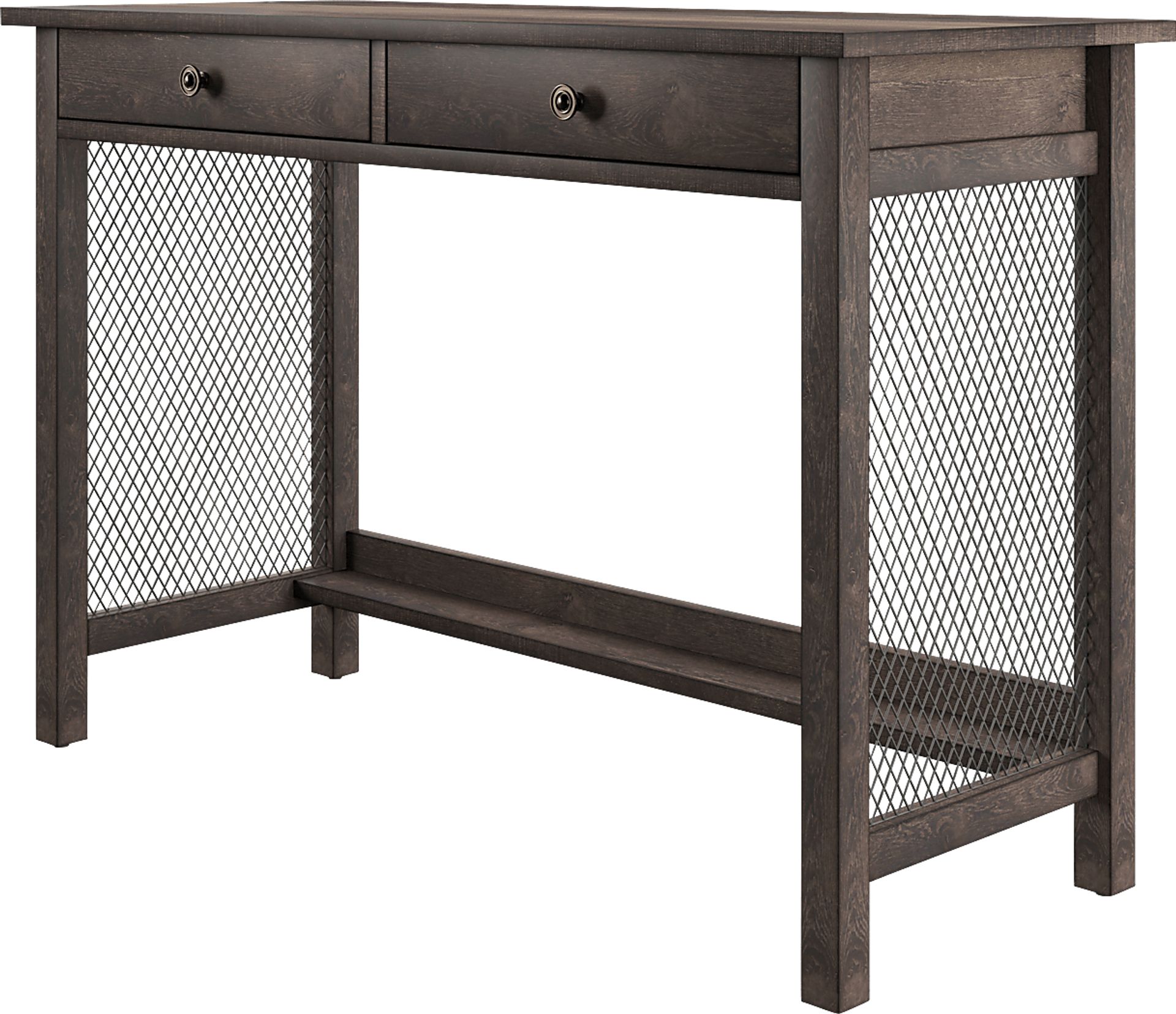 Elmbrook Dark Brown Desk - Image 3