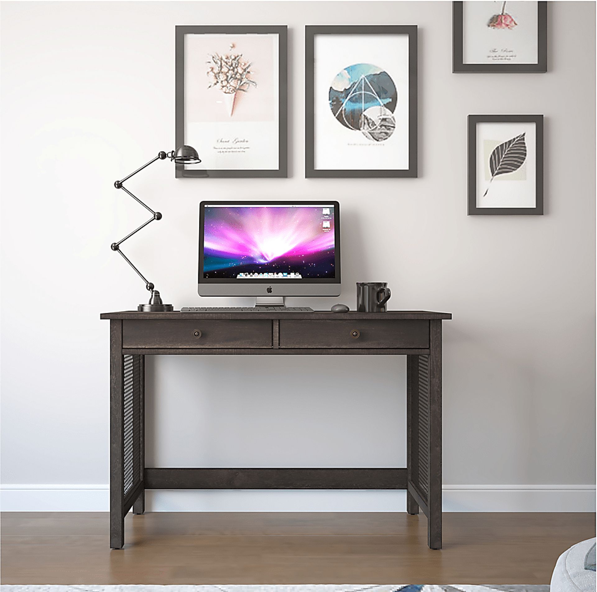 Elmbrook Dark Brown Desk - Image 7