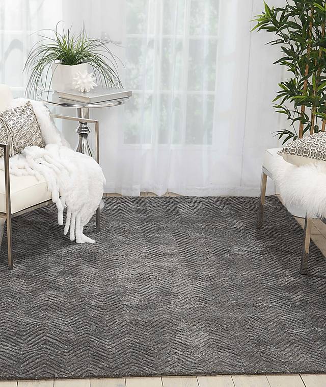 Elmena Gray 9'6 x 13' Rug - Thumbnail - Image 4