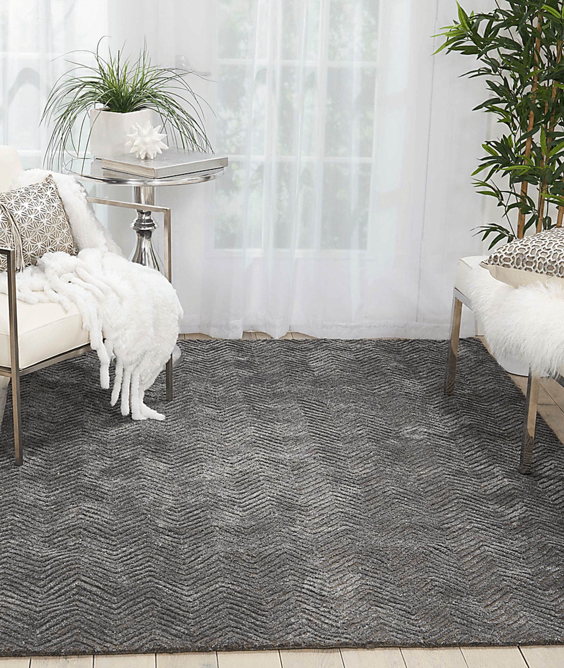 Elmena Gray 9'6 x 13' Rug - Image 4