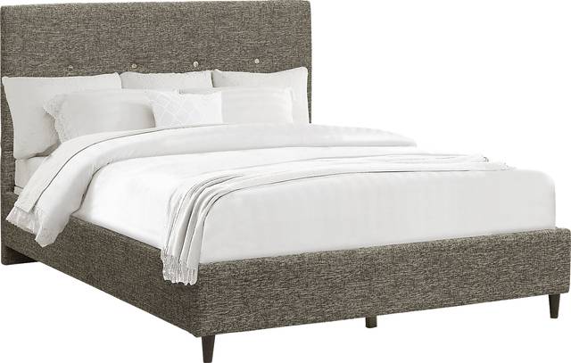 Elmer Way Gray Queen Bed - Thumbnail - Image 2