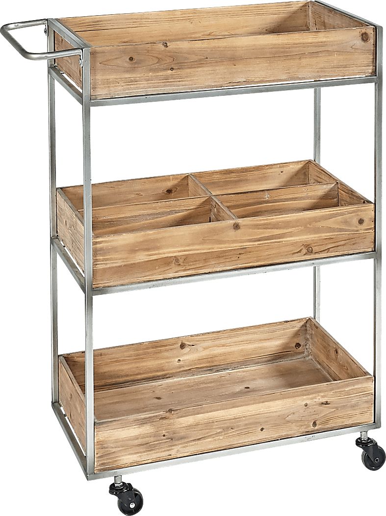 Elmgren Natural Bar Cart Rooms To Go