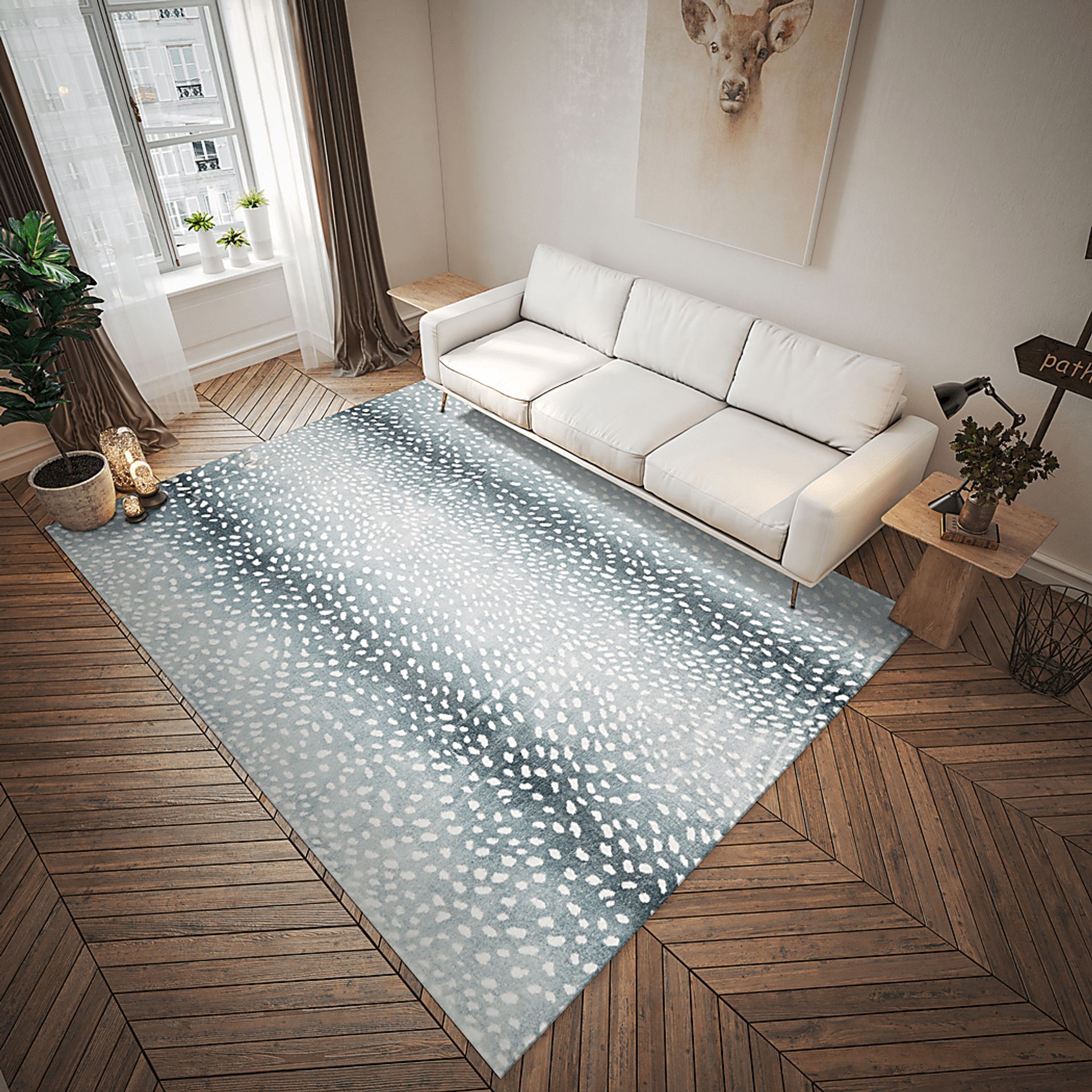 Elmgrove Blue 8' x 10' Rug - Image 2