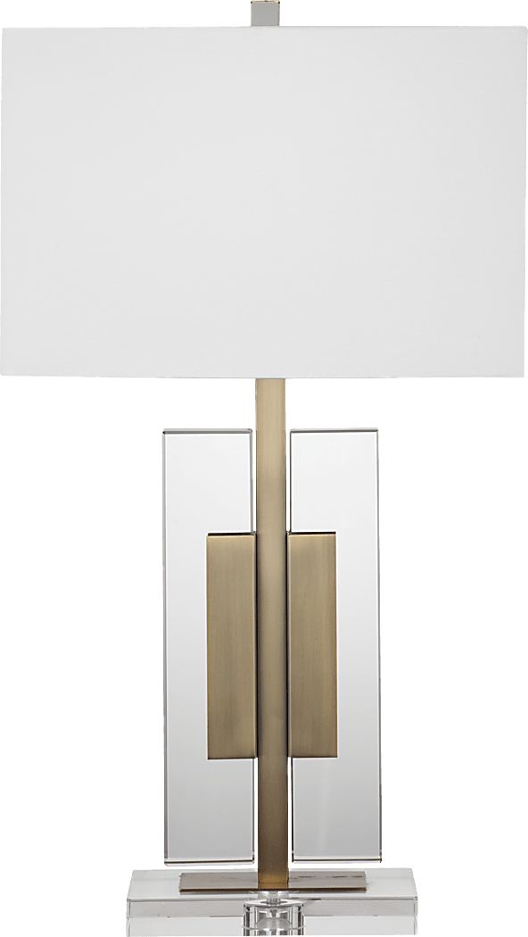 Elmhurst Circle Brass Lamp