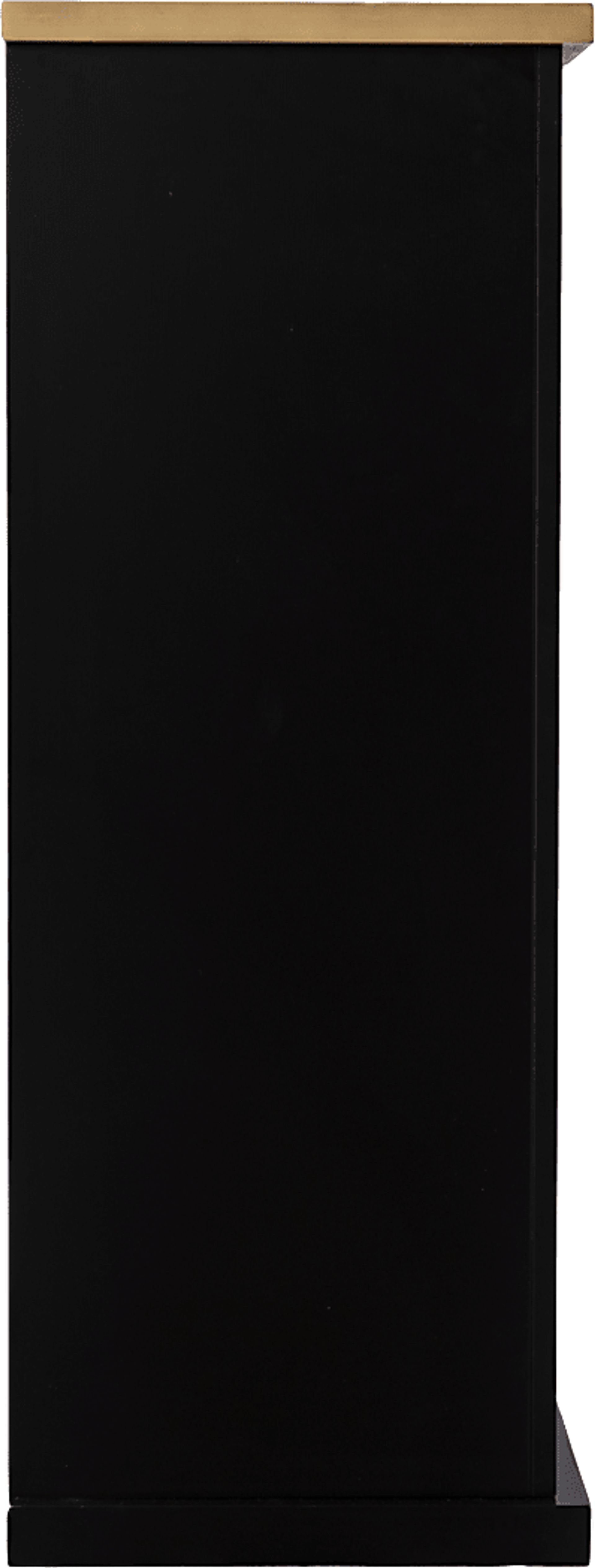 Elmington I Black 52 in. Console, With Color Changing Electric Fireplace - Image 3