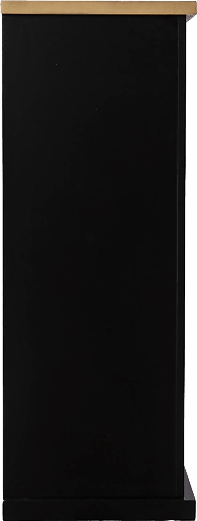 Elmington III Black 52 in. Console, With Smart Electric Fireplace - Thumbnail - Image 3
