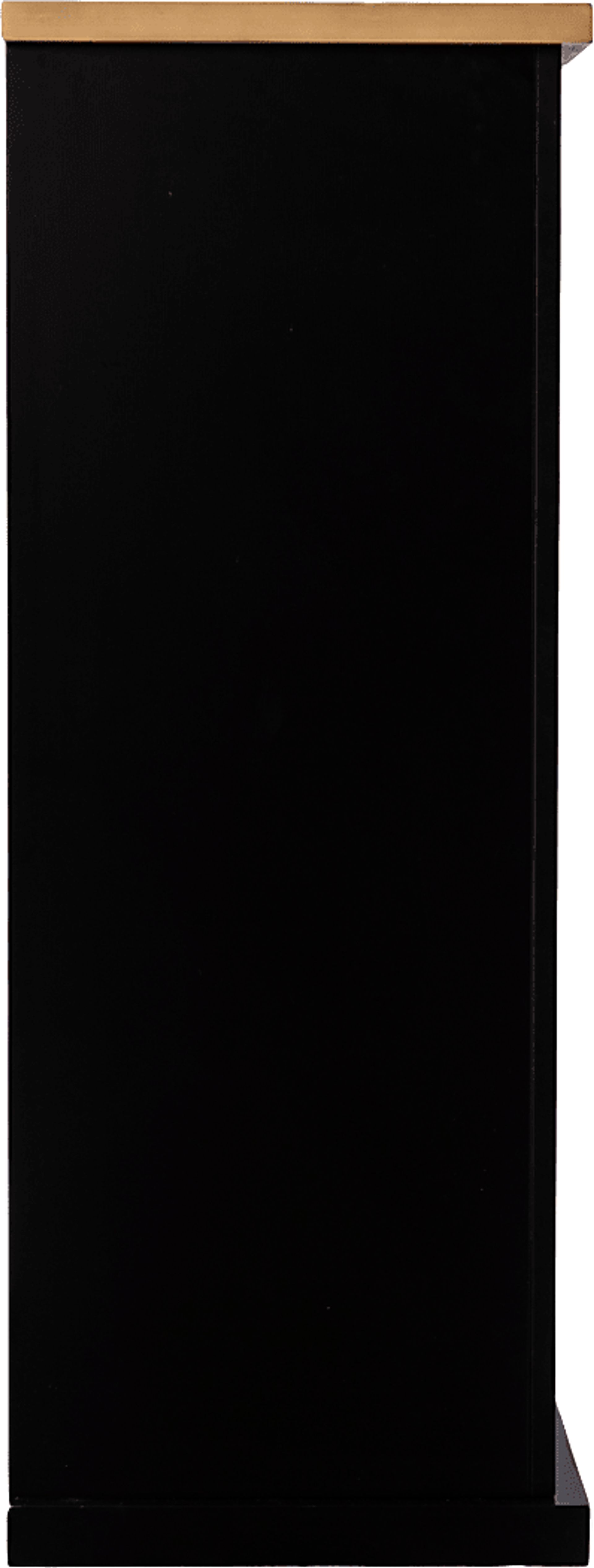 Elmington II Black 52 in. Console With Electric Log Fireplace - Image 2