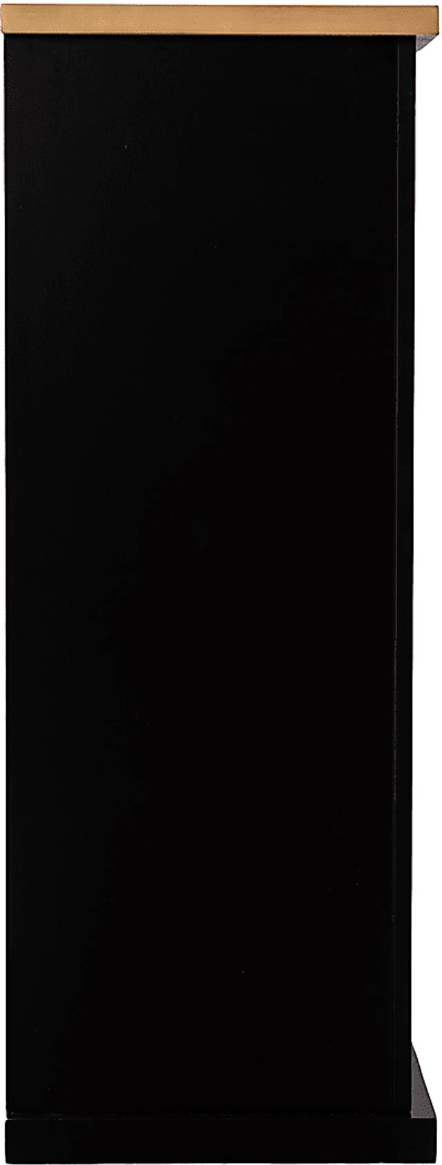 Elmington V Black 52 in. Console with Electric Fireplace - Thumbnail - Image 4