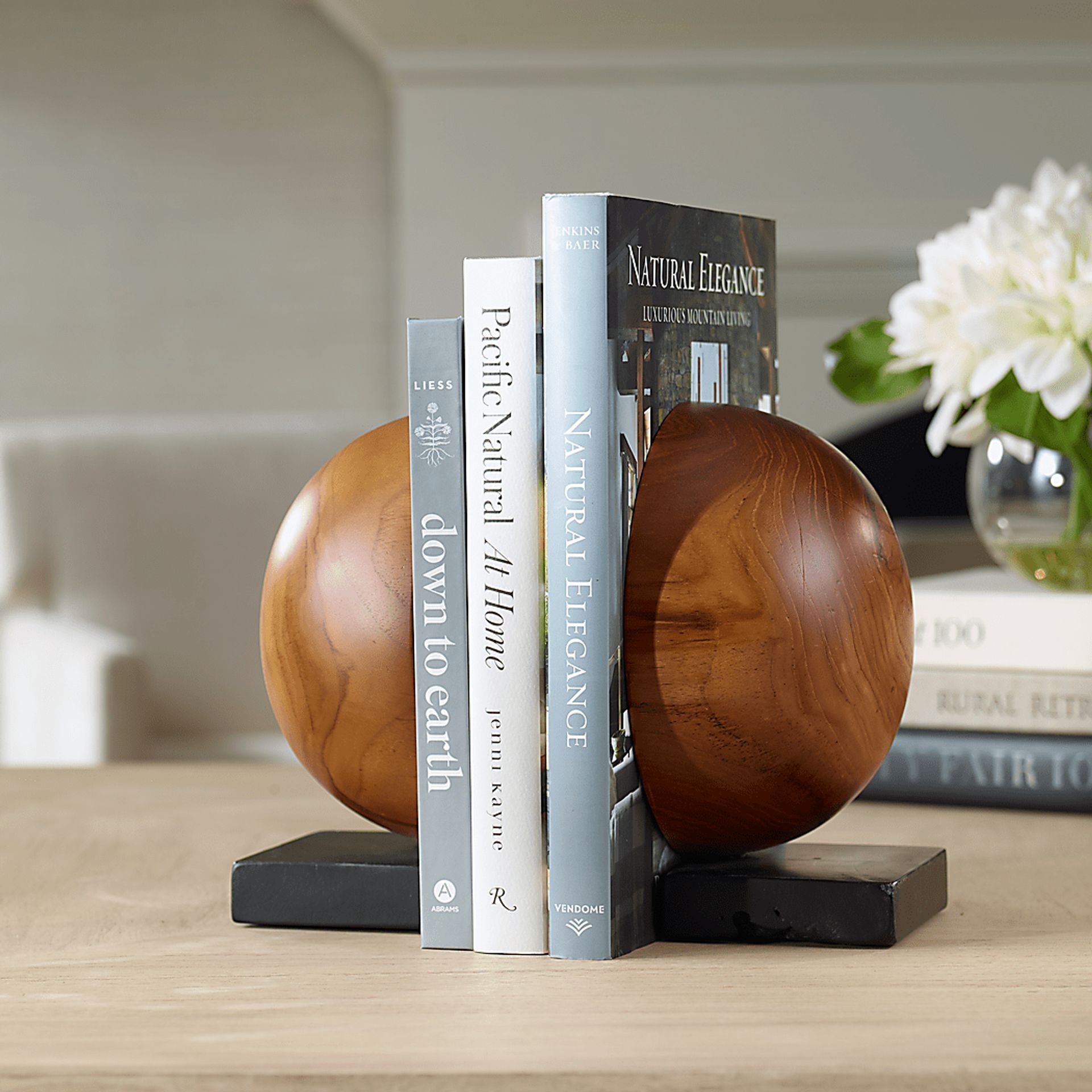 Elmino Brown Bookend, Set of 2 - Image 3