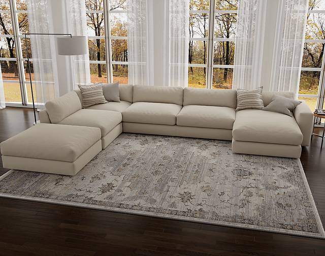 Elmlinet Ivory 7'10 x 9'10 Rug - Thumbnail - Image 2