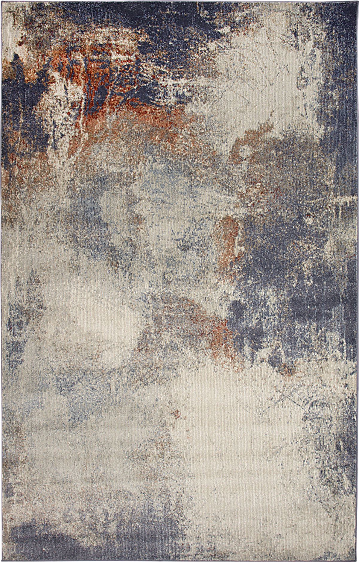 Elmoira Blue Rugs | Rooms to Go