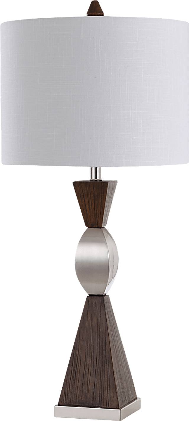 Elmond Circle Brown Lamp - Thumbnail - Image 1