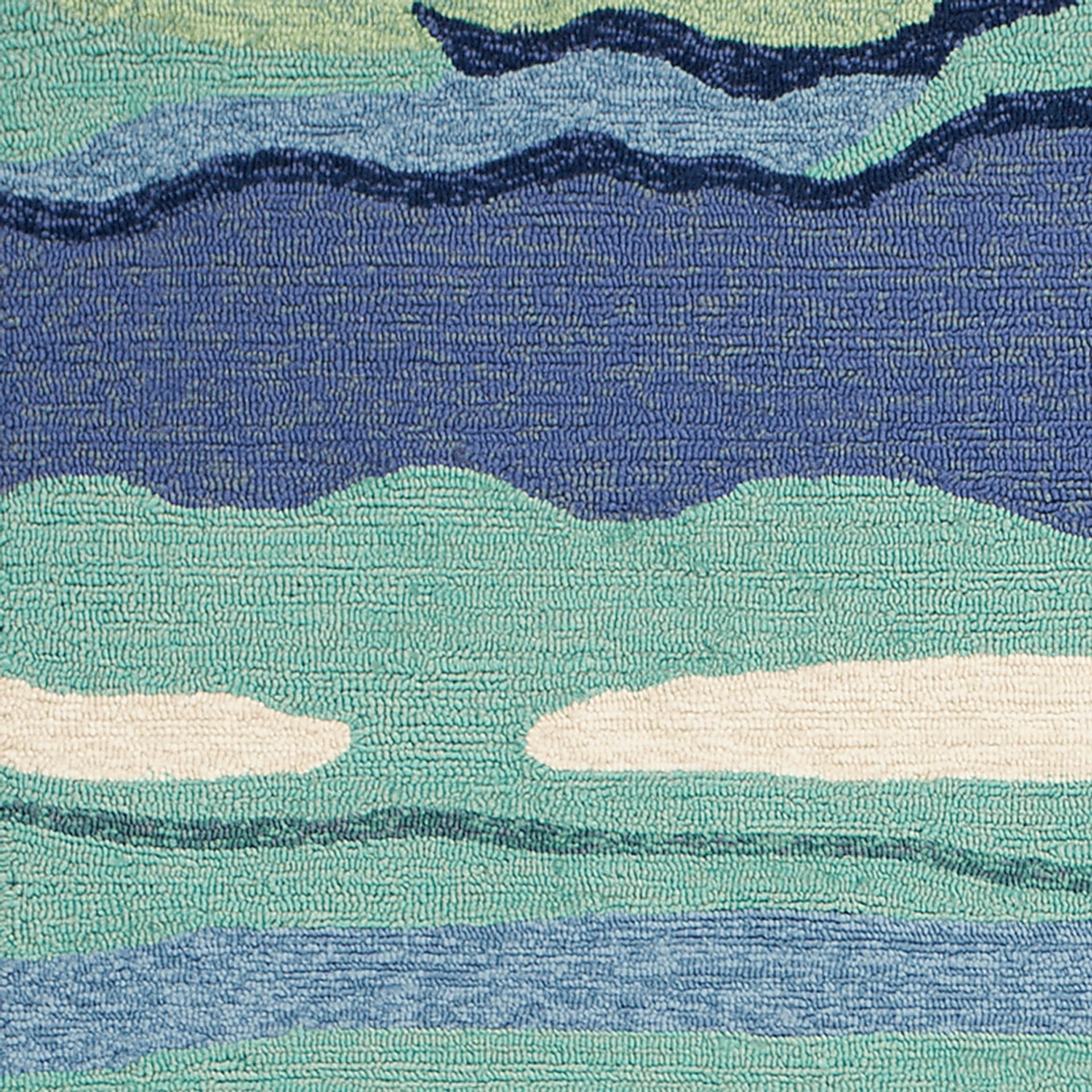 Elmronto Blue 5' x 7'6 Indoor/Outdoor Rug - Image 6
