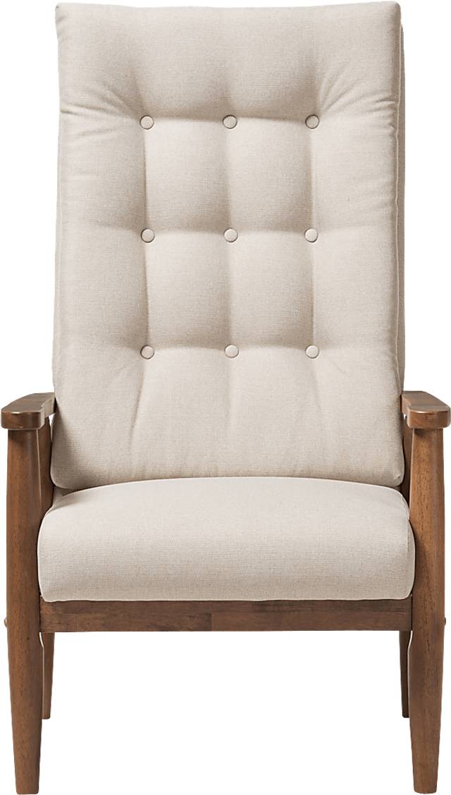 Elmshadea Beige Accent Chair - Thumbnail - Image 3