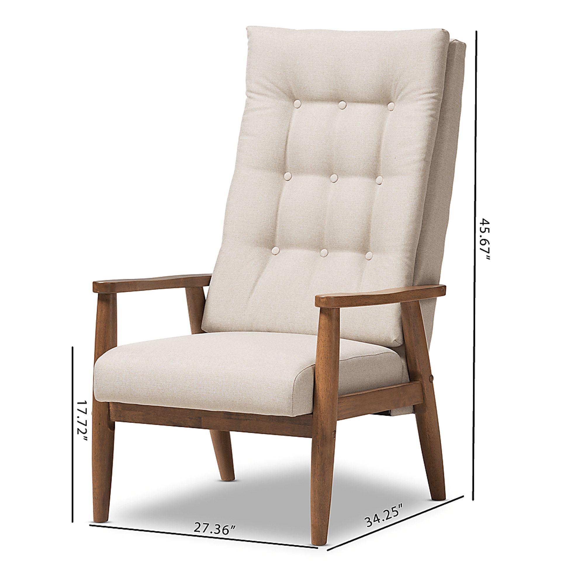 Elmshadea Beige Accent Chair - Image 8