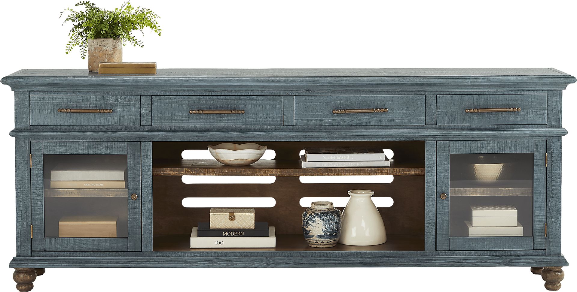 Elmstead Blue 88 in. Credenza - Image 2
