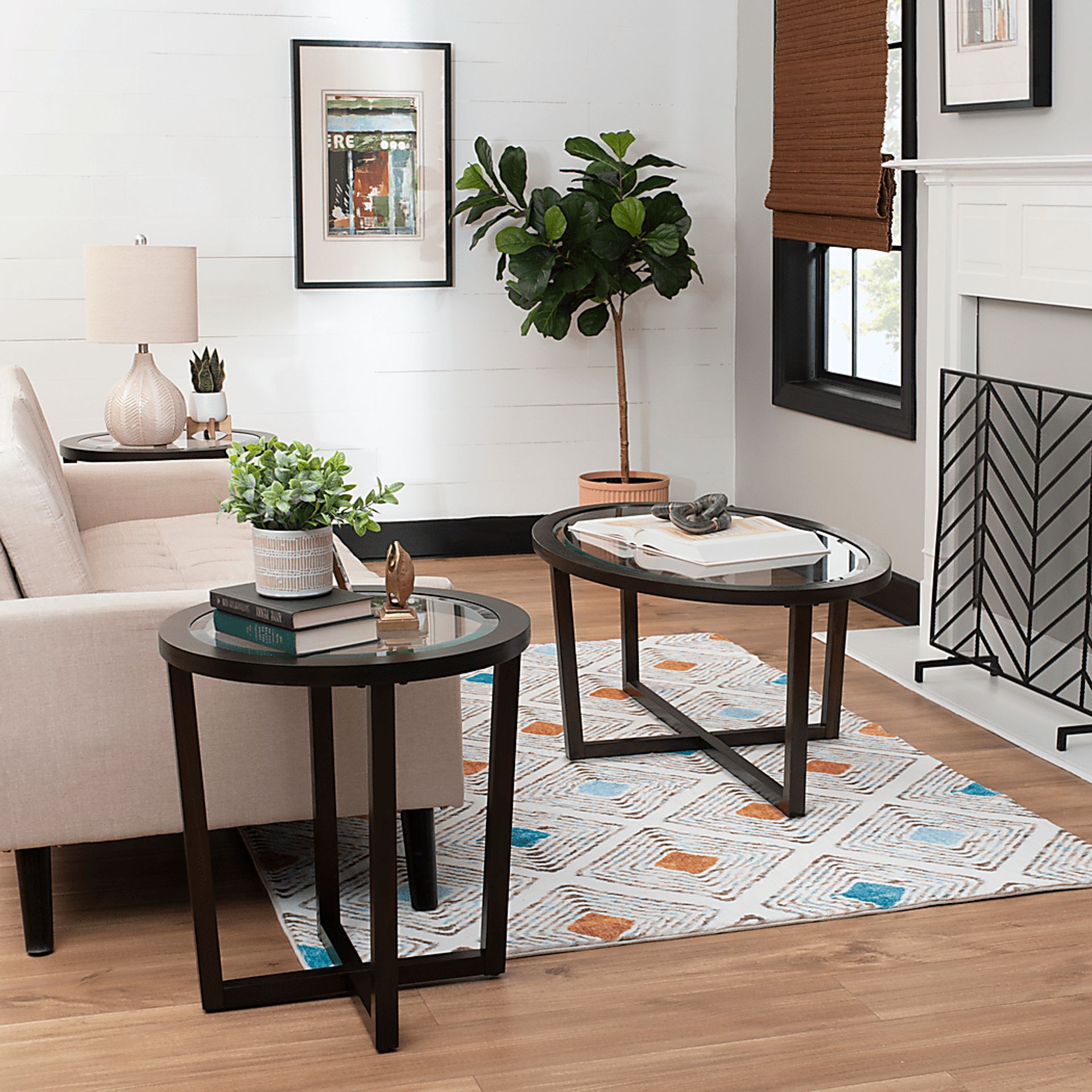 Elmtap Black 3 pc Table Set - Image 3