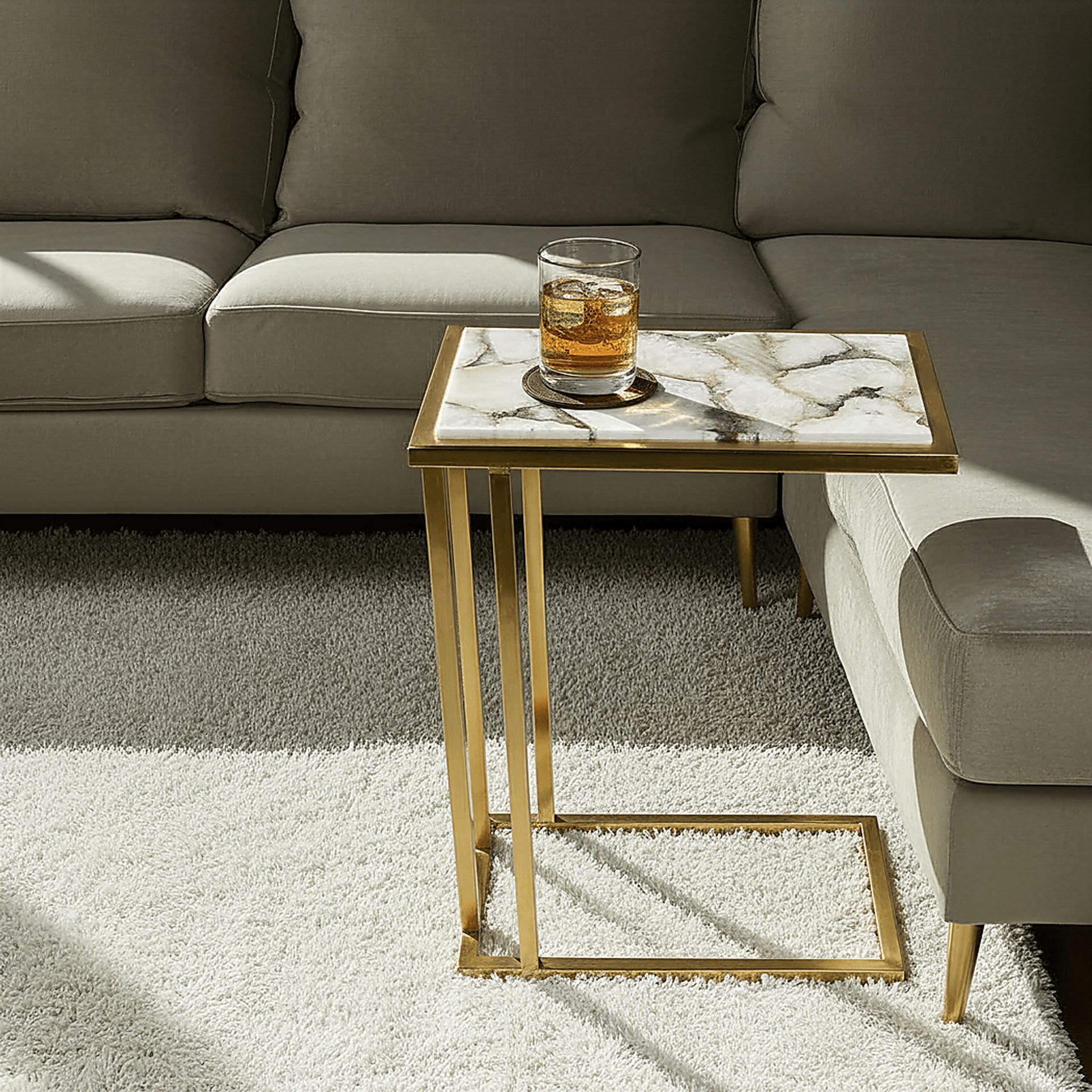 Elmtois Gold Accent Table - Image 2