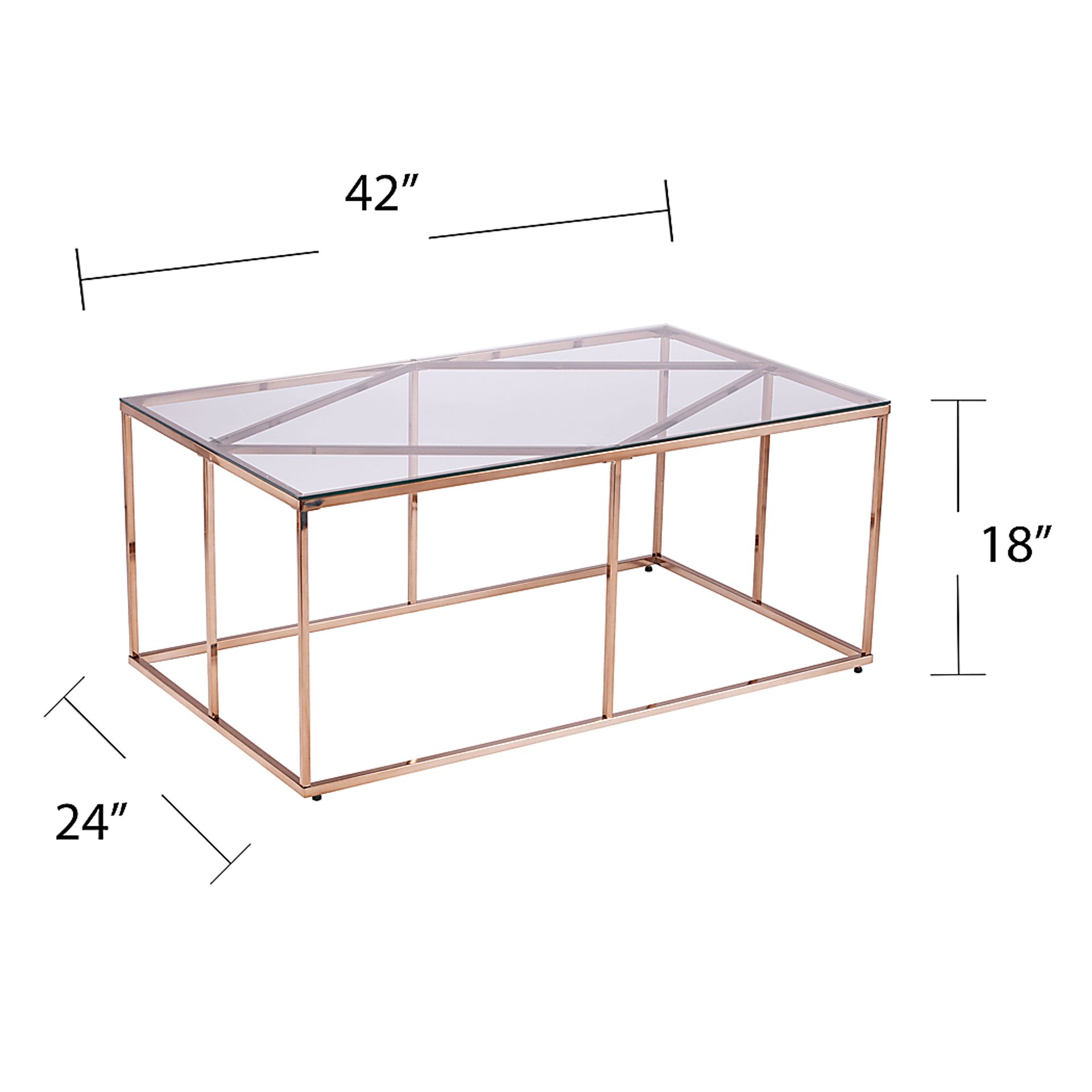 Elmway Clear Cocktail Table - Image 5