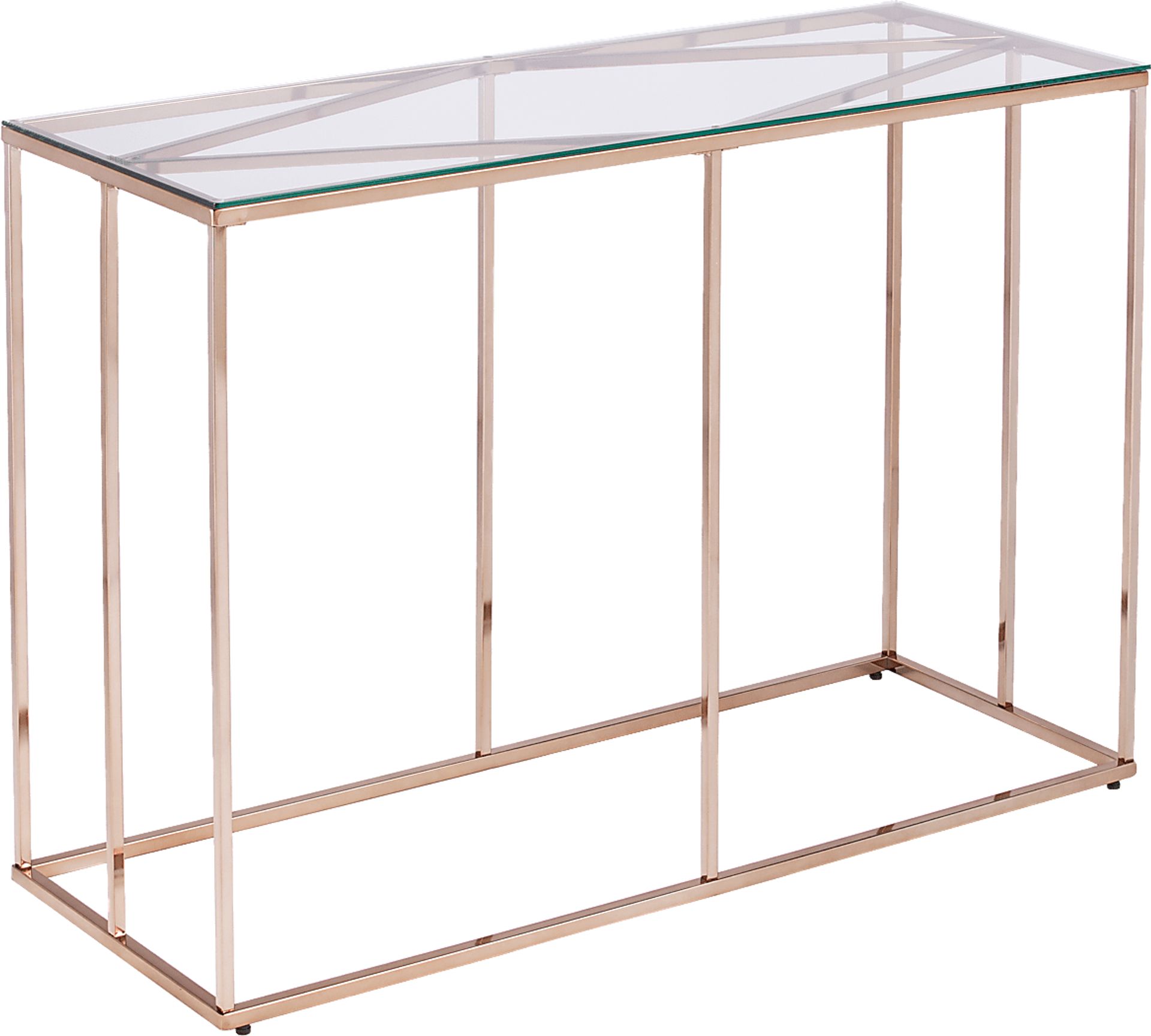 Elmway Clear Console Table - Image 1