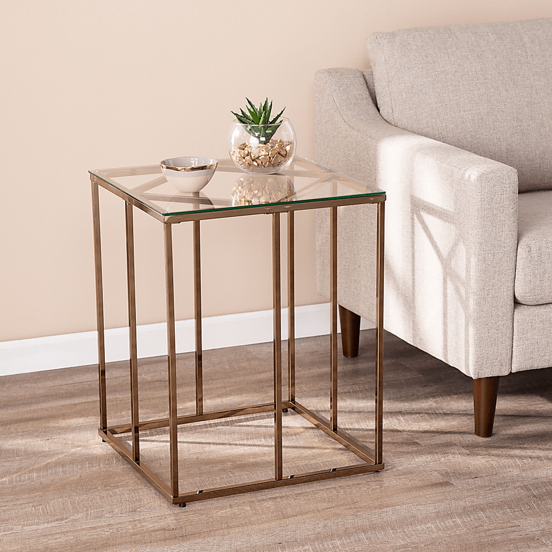 Elmway Clear End Table - Image 4