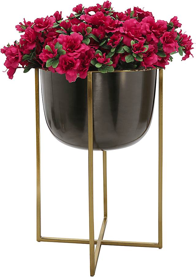 Elmyra Gold Planter, Set of 2 - Thumbnail - Image 4