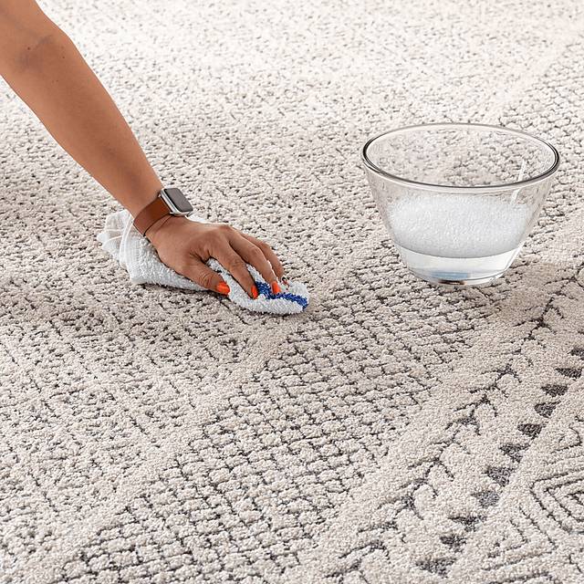 Elnaria Charcoal 5'3 Square Rug - Thumbnail - Image 3