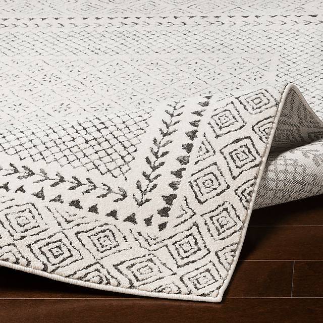 Elnaria Charcoal 5'3 Square Rug - Thumbnail - Image 5