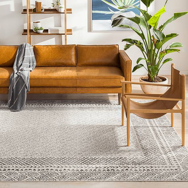 Elnaria Charcoal 7'10 x 10'2 Rug - Thumbnail - Image 4