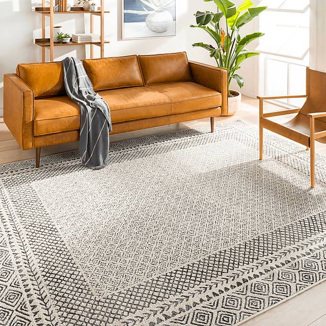 Elnaria Charcoal 7'10 x 10'2 Rug - Thumbnail - Image 5