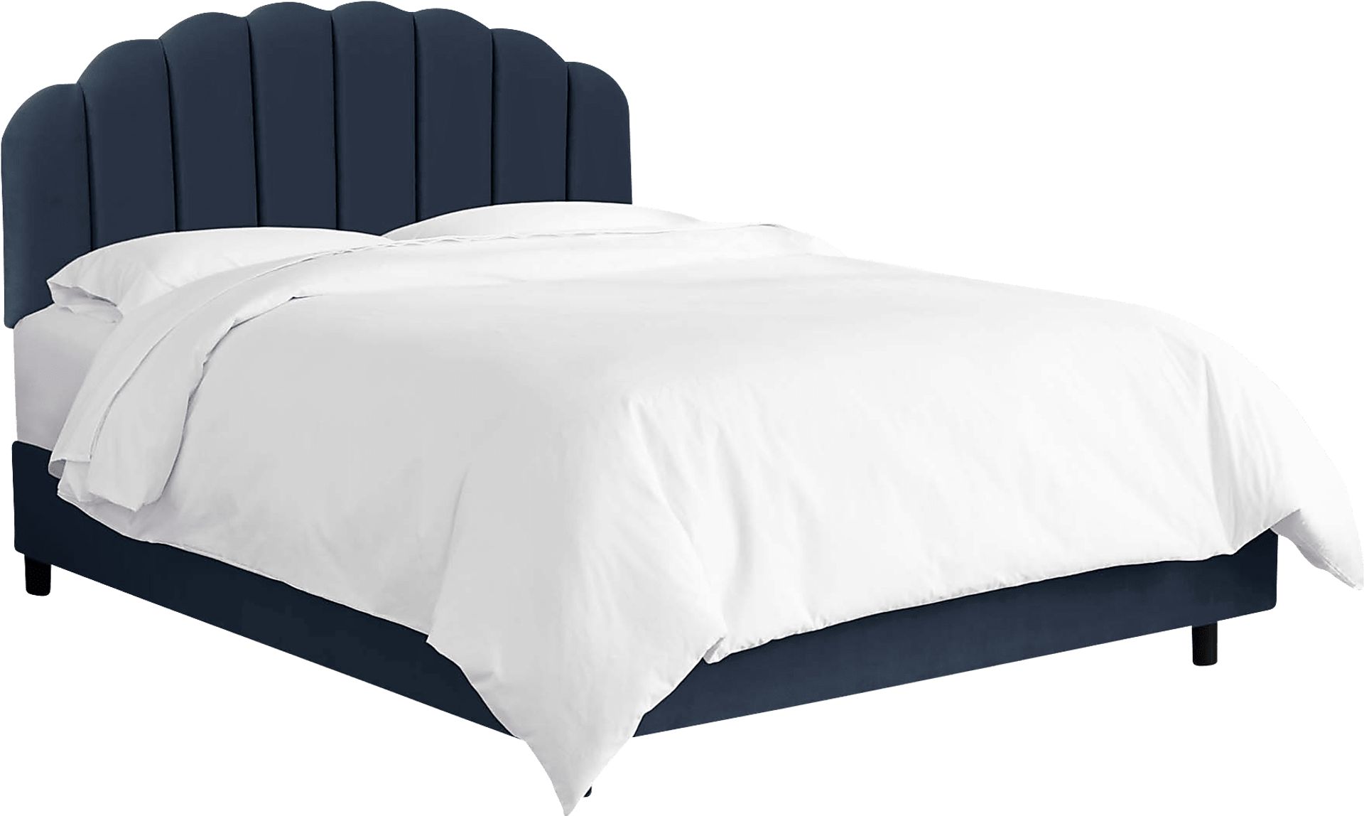 Eloisan Dark Blue Twin Bed - Image 1